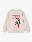 Agora -30%: Sweat com capuz, Capitão América da Marvel®, para criança bege mesclado