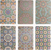 Individuais de mesa dupla face Marrakesch Doubleface, conjunto de 6