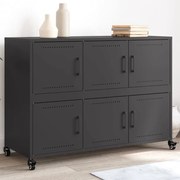 Aparador 100,5x39x72 cm aço preto