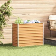 vidaXL Canteiro de jardim elevado Marrom Claro 100 x 40 x 77 cm