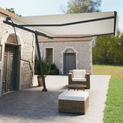 Conjunto de postes para toldo 450x245 cm ferro antracite