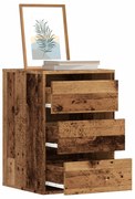 vidaXL Cómoda 40x41x58 cm derivados de madeira madeira velha