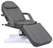 vidaXL Mesa de massagens 180x62x(86,5-118) cm cinzento