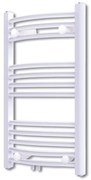 Aquecedor toalhas banheiro curvo 500 x 764 mm conector lateral e centro