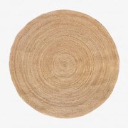 Tapete Redondo Ø145 Cm Neferet Yute - Sklum