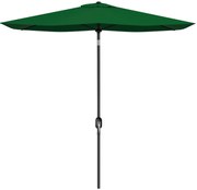 Outsunny Chapéu de Sol Grande para Terraço e Jardim 300x200 cm com Proteção UV50+, Manivela e Teto Ventilado Verde | Aosom Portugal