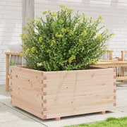 vidaXL Vaso/floreira de jardim 90x90x49,5 cm madeira de pinho maciça