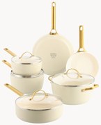 Conjunto de cozinha com revestimento antiaderente Padova, conjunto de 10