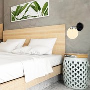 Candeeiro de Parede My Legend – Preto – 15 x 24 x 24 cm