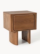 Mesa de cabeceira em madeira de carvalho Chandler