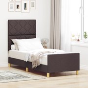 Estrutura de Cama vidaXL Castanho 80x200 cm em Tecido