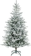 HOMCOM Árvore de Natal Artificial 180 cm Árvore de Natal Nevada com 1207 Ramos Base Dobrável e Fácil de Montar Verde | Aosom Portugal