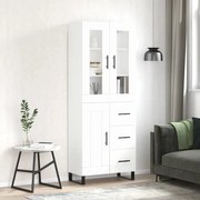 vidaXL Armário alto 69,5x34x180 cm derivados de madeira branco