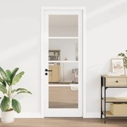 vidaXL porta interior com vidro "ORKDAL" branca 83x232x4 cm
