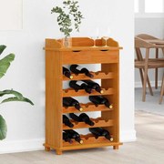 vidaXL Escorredor de Vinho Castanho 58 x 28 x 90 cm