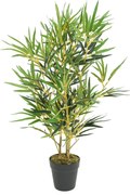 Árvore de bambu artificial 368 folhas 80 cm verde