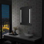 vidaXL Espelho de parede LED para casa de banho 60x80 cm