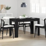 vidaXL Mesa jantar 120x60x76 cm derivados de madeira carvalho preto