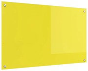 vidaXL Proteção de Cozinha Amarelo 100 x 60 cm vidro temperado