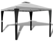 Gazebo com telhado 3 x 3 m branco creme