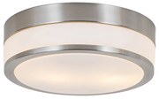 Candeeiro de teto exterior moderno em aço 28 cm IP44 - Flavi