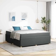 vidaXL Estrutura da Cama Outros Cinzento escuro 180 x 200 cm tecido