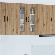 vidaXL Armário de Cozinha Carvalho Artesanal 60 x 31 x 80 cm