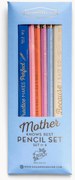 Conjunto de lápis Mother Knows Best, conjunto de 6