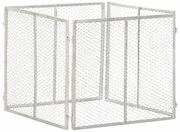 vidaXL Compostor de jardim 85x85x70 cm ferro galvanizado
