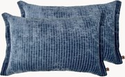 Almofadas em chenille artesanais Orchid, conjunto de 2