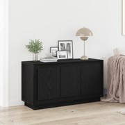 Sideboard vidaXL Preto Carvalho 102x35x55 cm Madeira de engenharia