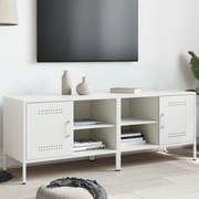 vidaXL Móveis de TV 2 pcs 68x39x50,5 cm aço branco