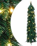 vidaXL Árvore de Natal artificial pré-iluminada com 45 luzes LED 90 cm