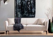Sofá de 3 Lugares Belissimo – Off White – 220 cm x 67 cm x 95 cm