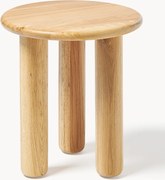 Mesa de apoio redonda em madeira de carvalho Didi