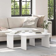 vidaXL Mesa de centro 2 pcs Branco 100 x 69 x 35.5 cm