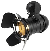 Projetores de estúdio inteligentes pretos rotativos e inclináveis com Wi-Fi A60 - Movie