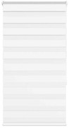 vidaXL Cortina de zebra 80x150 cm largura do tecido 75,9 cm poliéster
