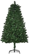 HOMCOM Árvore de Natal Artificial 150cm Ignífuga com 454 Ramas com 2 T