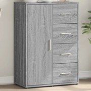 vidaXL Aparador 60x31x84 cm derivados de madeira cinzento sonoma