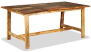 Mesa de jantar madeira reciclada maciça 180 cm