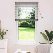 vidaXL Persiana de Janela Cinzento-escuro 80 x 130 cm Alumínio