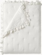 Colcha acolchoada com folho Aimée