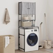 vidaXL Armário máquina de lavar 68x48,5x194 cm sonoma cinzento