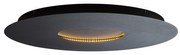 Plafon moderno preto 60cm incl. LED regulável em 3 níveis - Morning
