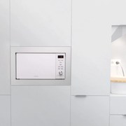 Micro-ondas GrandHeat 2350 Built-in Branco 900W, integralável, 23 litros, brilho, 9 funções pré-configuradas, Quick Start, temporizador [Classe energé