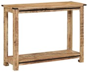 vidaXL Mesa consola 100x35x75 cm madeira de mangueira maciça
