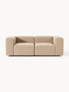 Sofá modular em bouclé Lena (2 lugares)