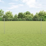 Postes de Cerca vidaXL 22 pcs U-Channel 100 cm Aço Galvanizado, Cerca