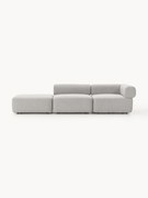 Pufe modular em bouclé Anton